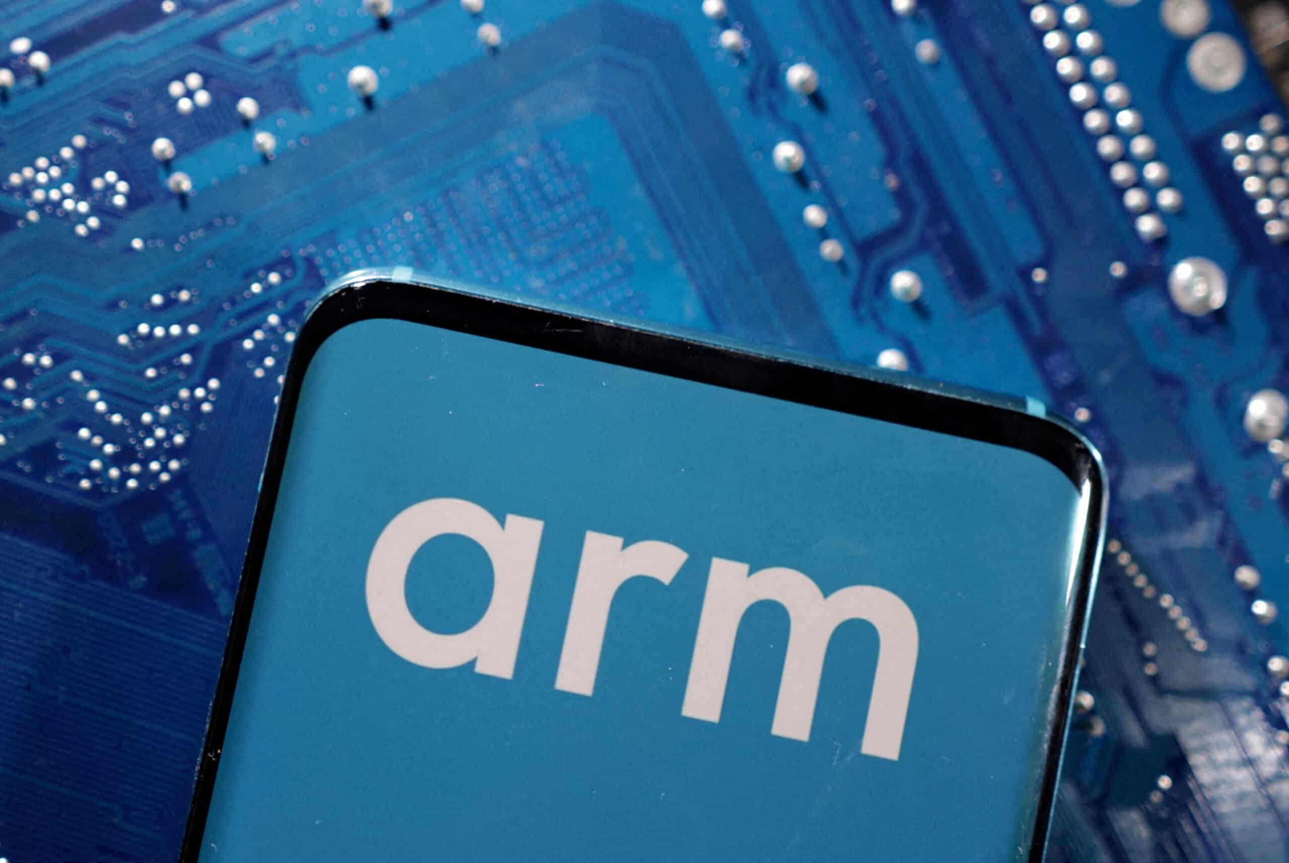 Illustration of the Arm Ltd logo