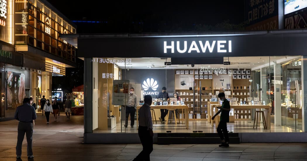 Huawei phones are the latest shot in the US-China technology war